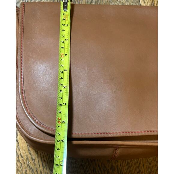 Coach 75th Anniversary Patricia Saddle Bag British Tan Orange Leather Ltd Ed - Picture 5 of 11